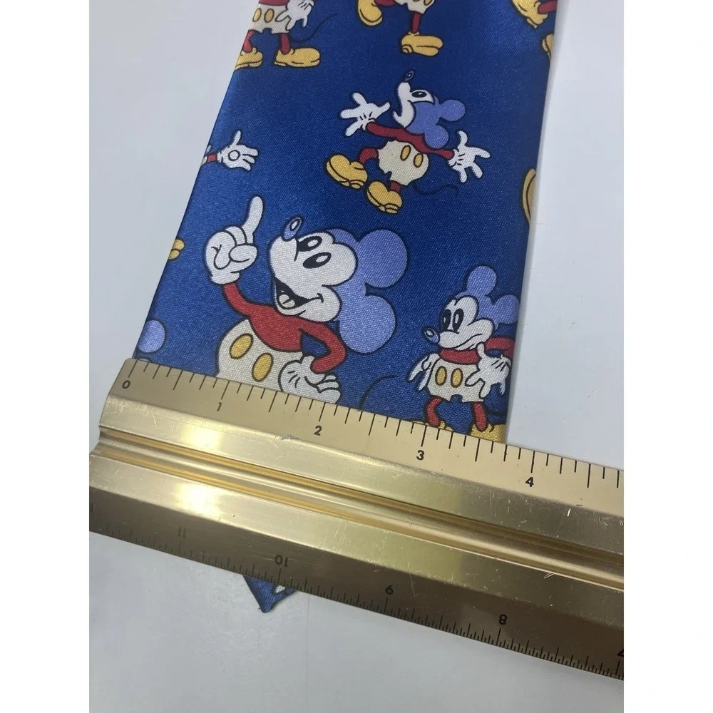 Vintage Seline Retro‎ Mickey Mouse Classic Blue Neck Tie Vintage Disneycore